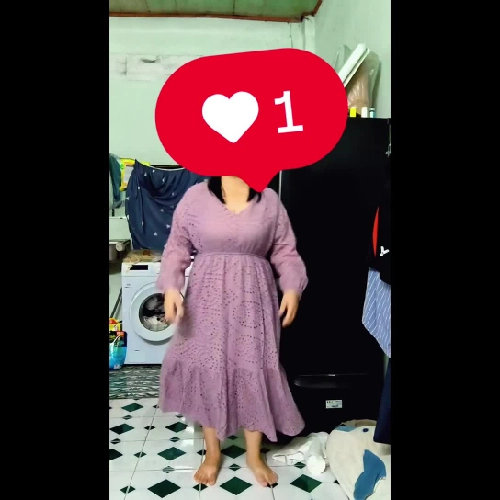 Đầm thêu hoa đục lỗ Nhật
