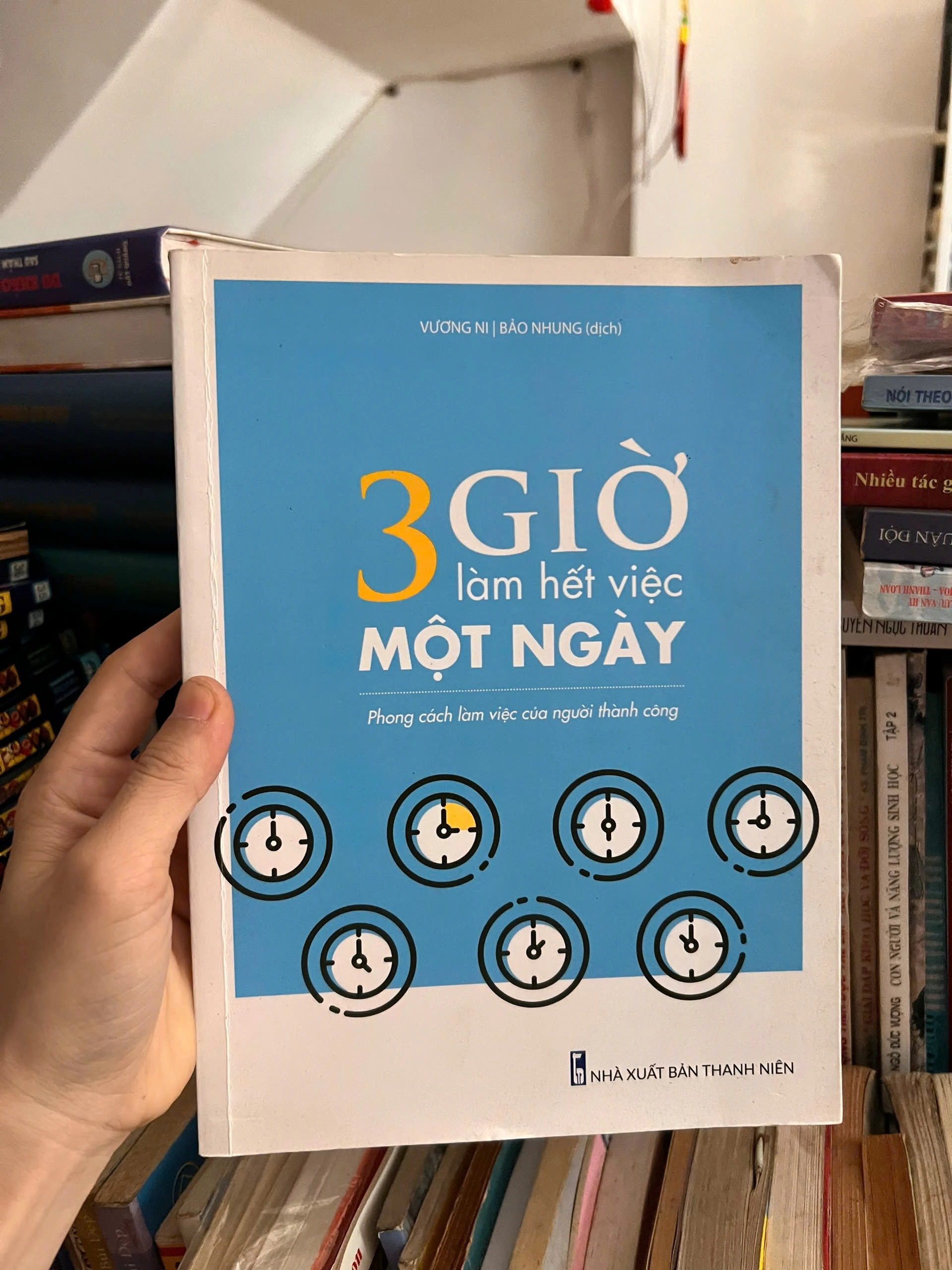 3 Giờ Làm Việc Hết Việc Một Ngày - Phong Cách Làm Việc Của Người Thành Công by  - Sách Book Cover - Ngọc Hiển Books