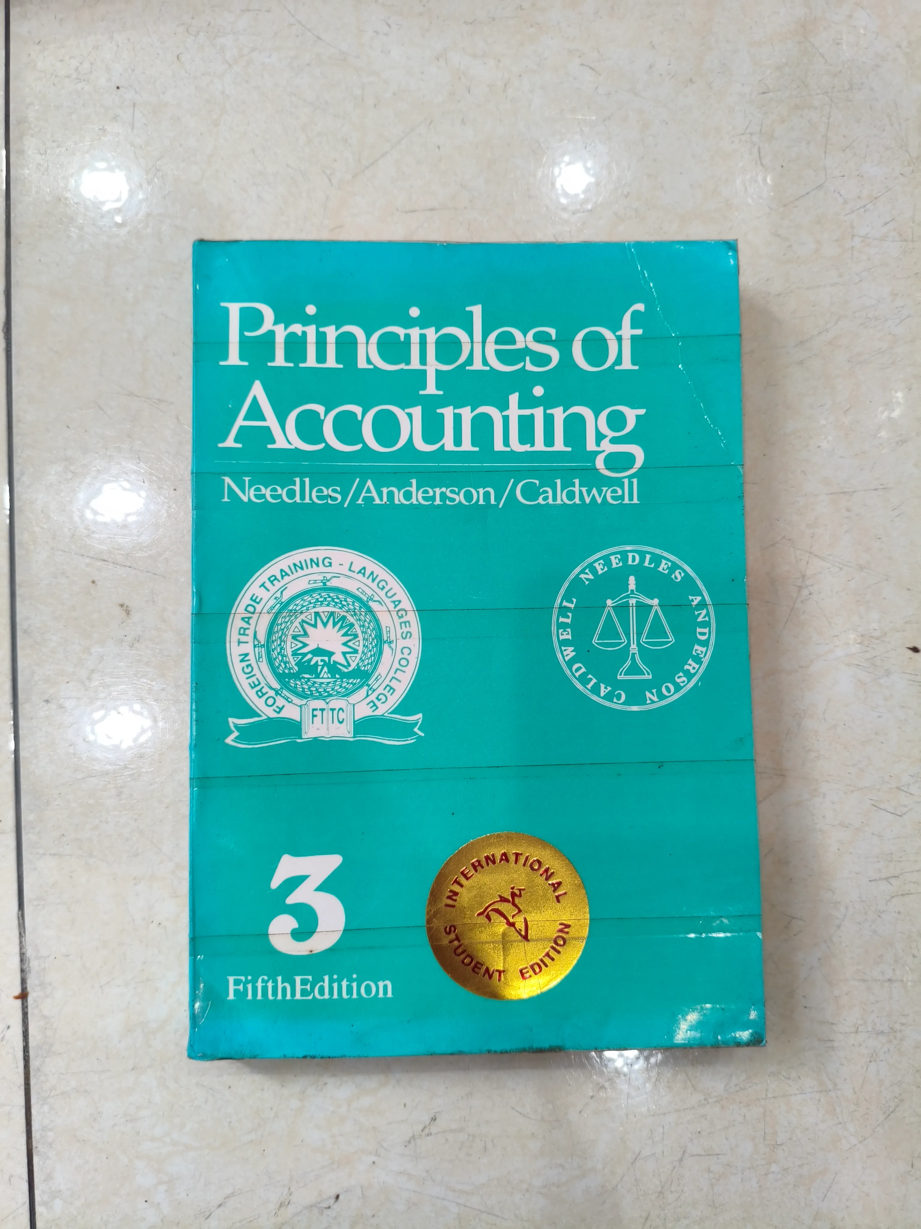 Principles of Accounting" (Nguyên lý Kế toán) tập 3 🌱 by  - Sách Book Cover - Ngọc Hiển Books