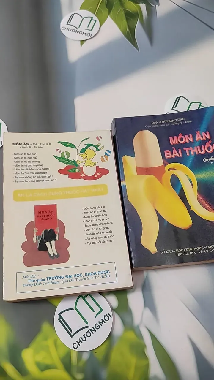 [MIỄN PHÍ BỌC SÁCH] [XƯA] Bộ Món Ăn  Bài Thuốc (1 + 2) (1995) (Bộ Món Ăn  Bài Thuốc (1 + 2)) 780813