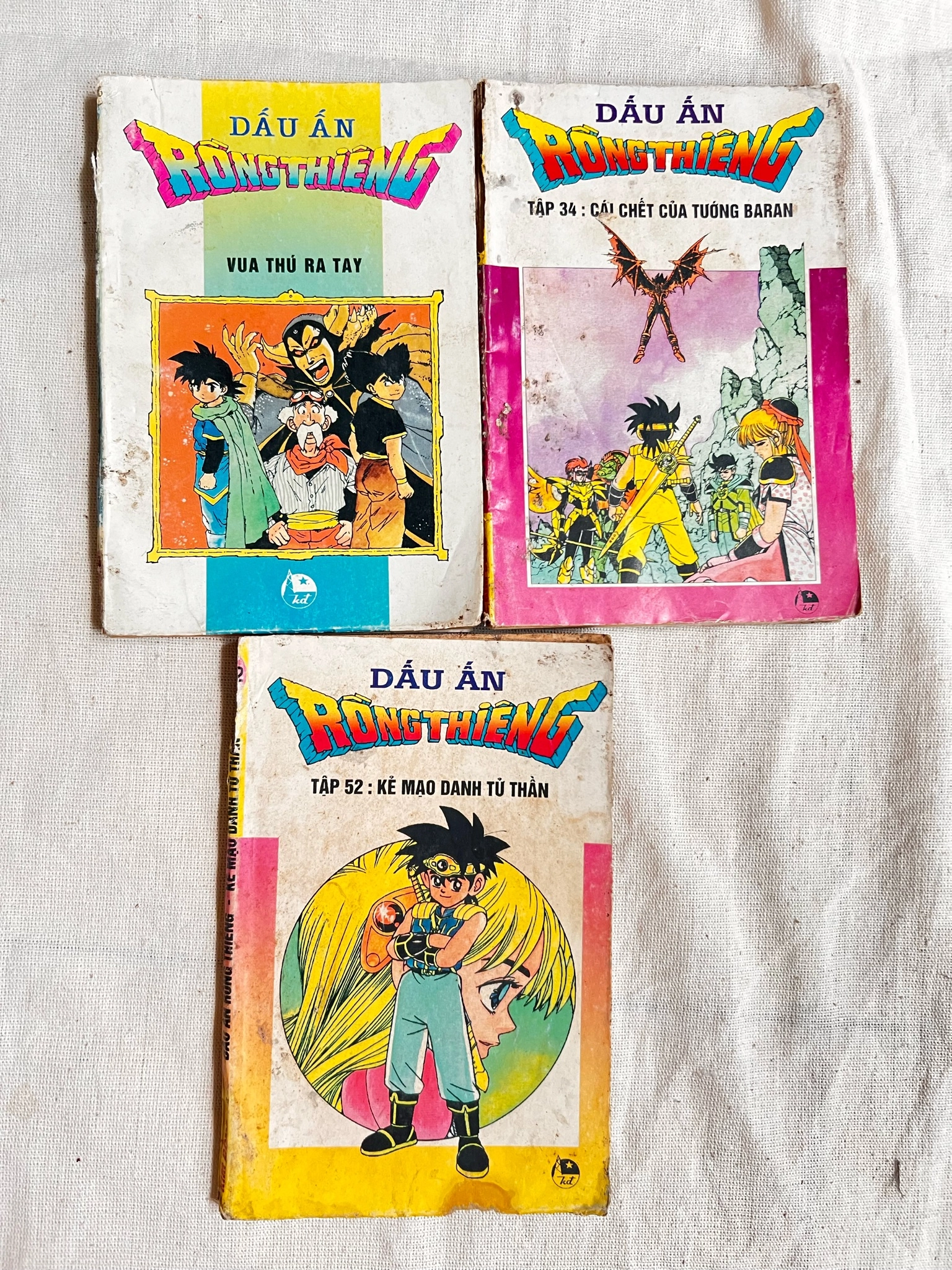 Lẻ 3 cuốn dấu ấn rồng thiên by  - Sách Book Cover - Ngọc Hiển Books