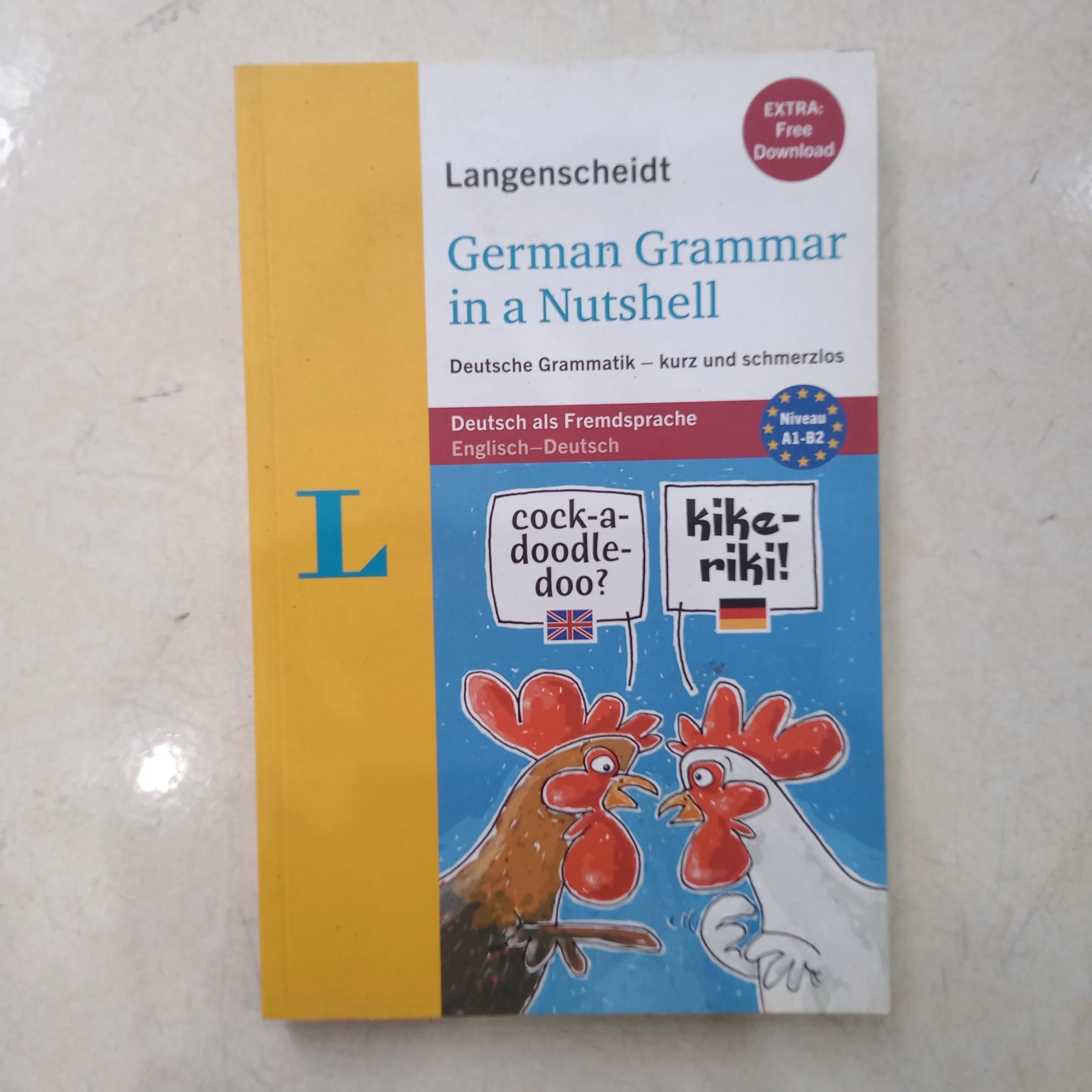 German Grammar in a Nutshell 📚 by  - Sách Book Cover - Ngọc Hiển Books