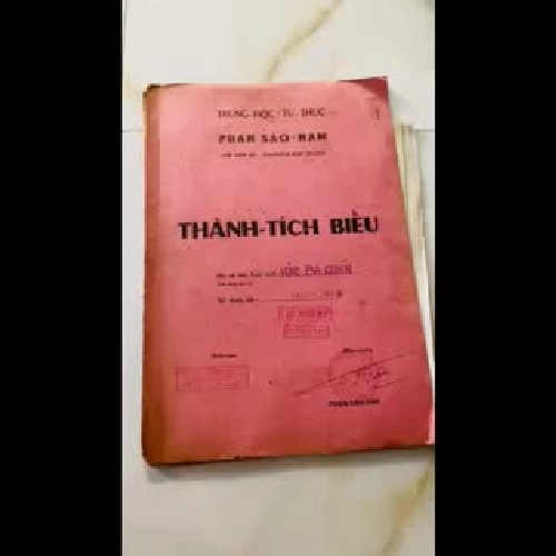 Bộ thành tích biểu của nam sinh Trung học tư thục Phan Sào Nam và Phan Chu Trinh Biên Hoà