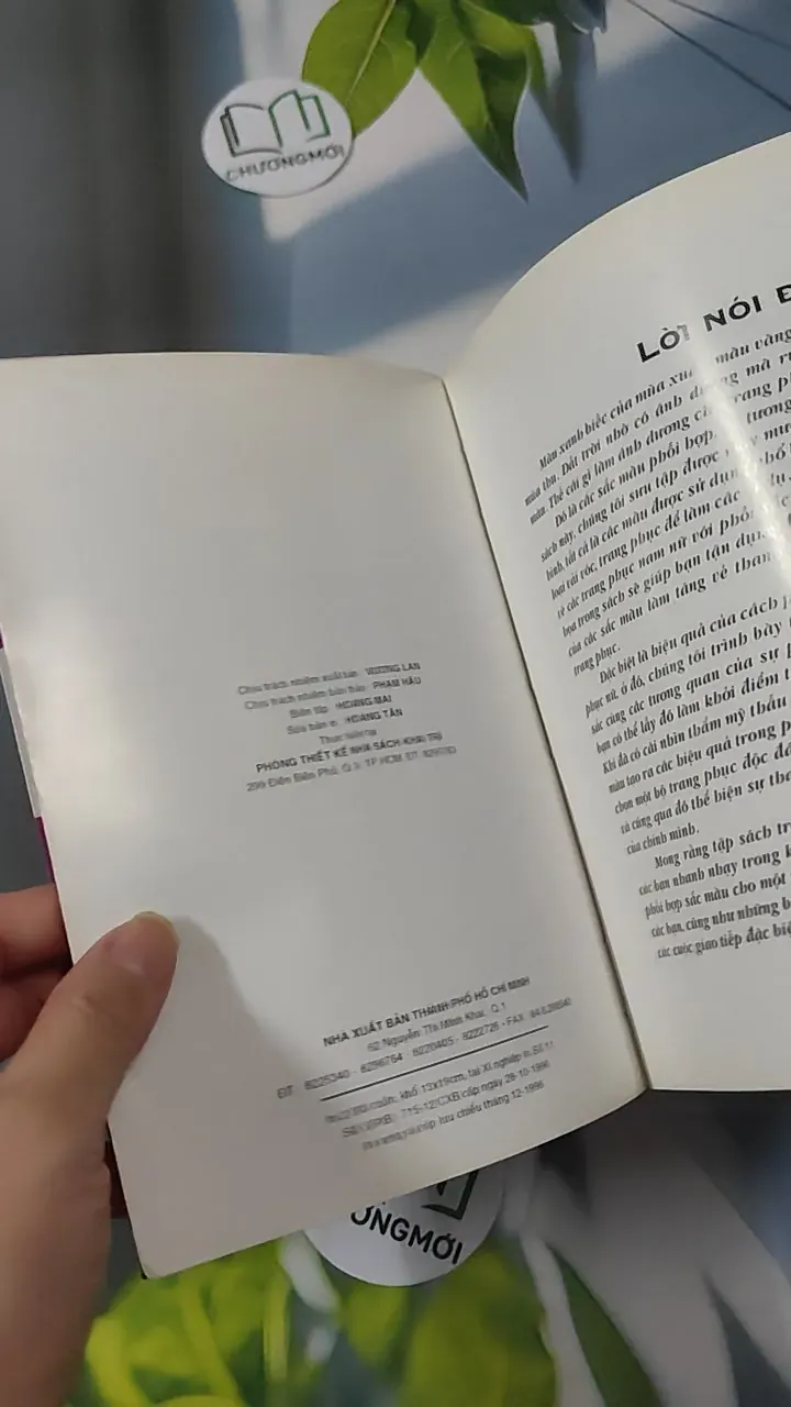 [MIỄN PHÍ BỌC SÁCH] [XƯA] Nghệ Thuật Phối Màu Sắc Trong Trang Phục Hiện Đại (1996) - Lý Ngọc Quỳnh 780856