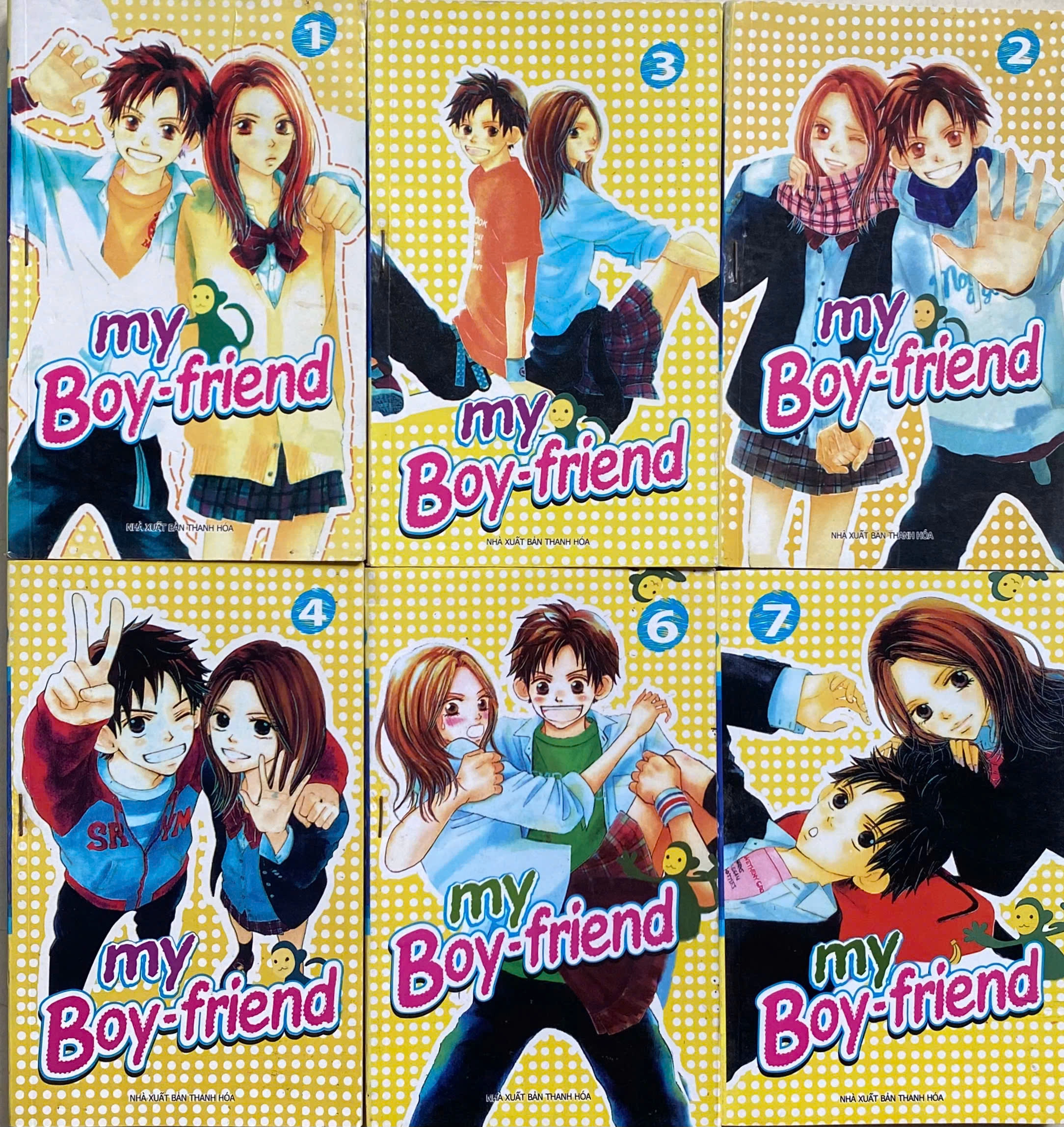 My Boy-friend 1,2,3,4,6, 7 by  - Sách Book Cover - Ngọc Hiển Books