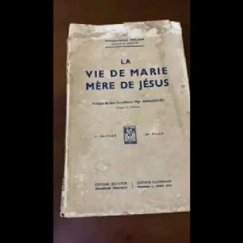 La vie de Marie mère de Jésus 
