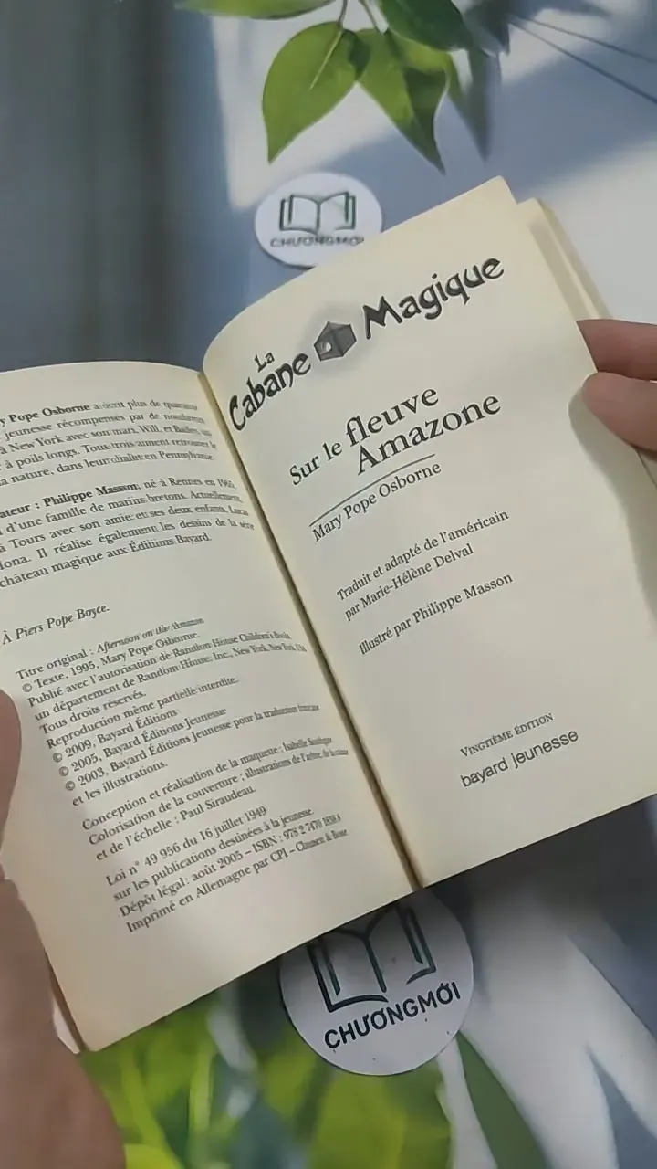 La Cabane Magique- 5 - Sur Le Fleuve Amazone - Mary Pope Osborne 715633