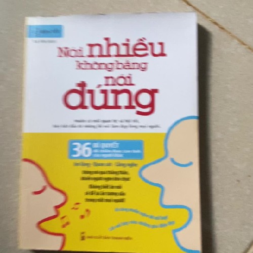 SÁCH “NÓI NHIỀU KHÔNG BẰNG NÓI ĐÚNG” 8271