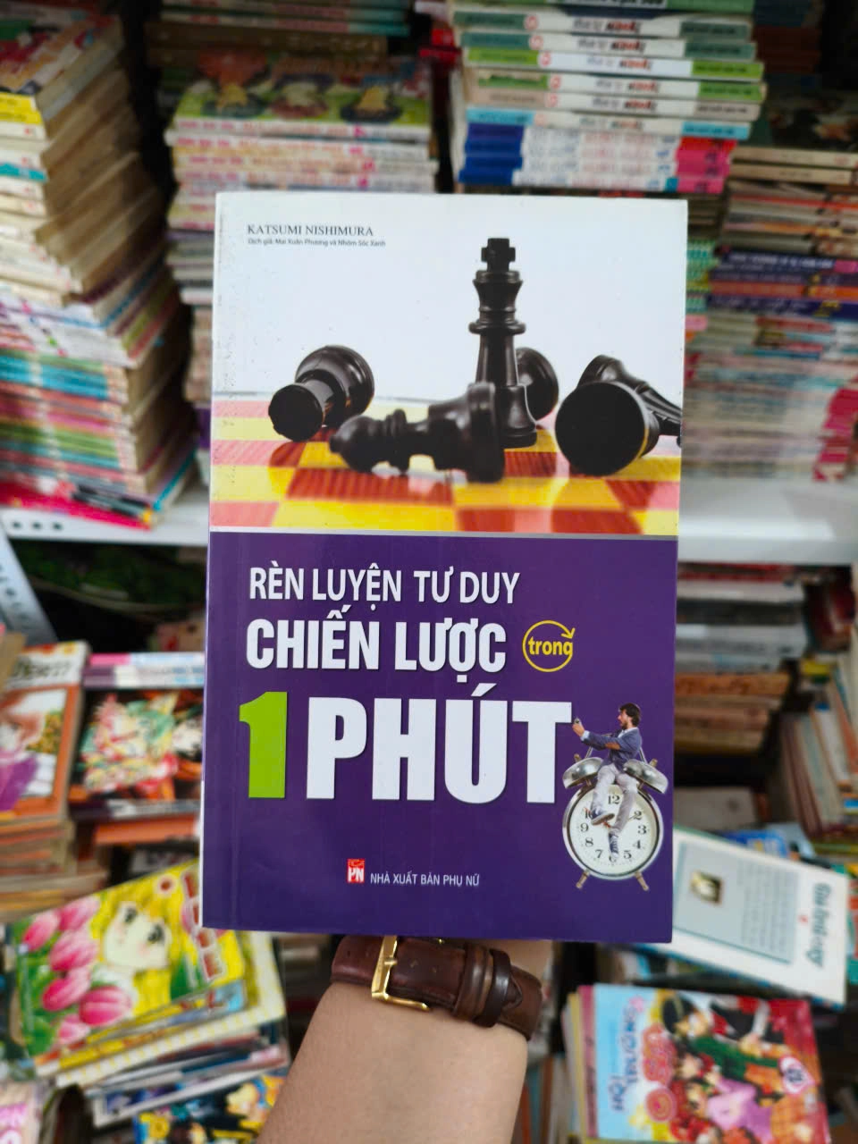 Rèn Luyện Tư Duy Chiến Lược Trong 1 Phút - Katsumi Nishimura by Katsumi Nishimura - Sách Book Cover - Ngọc Hiển Books