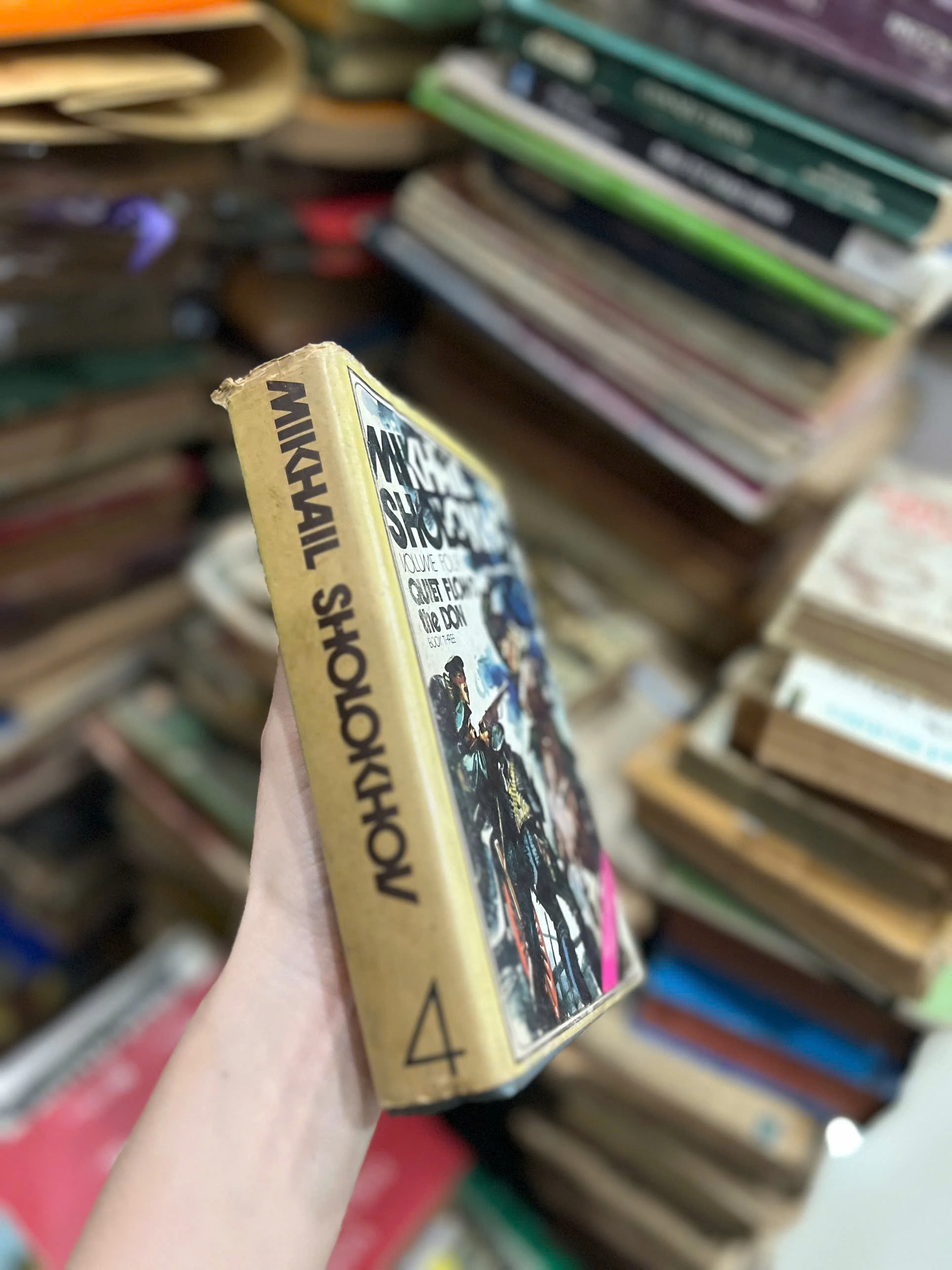 Quite flows the don- Mikhail sholokhov by  - Sách Book Cover - Ngọc Hiển Books