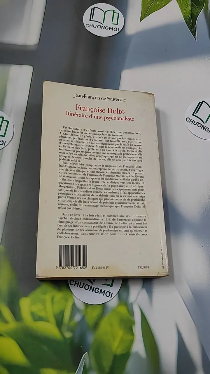 [XƯA] Itinéraire d'une psychanalyste (1993) - Jean-François de Sauverzac 754530