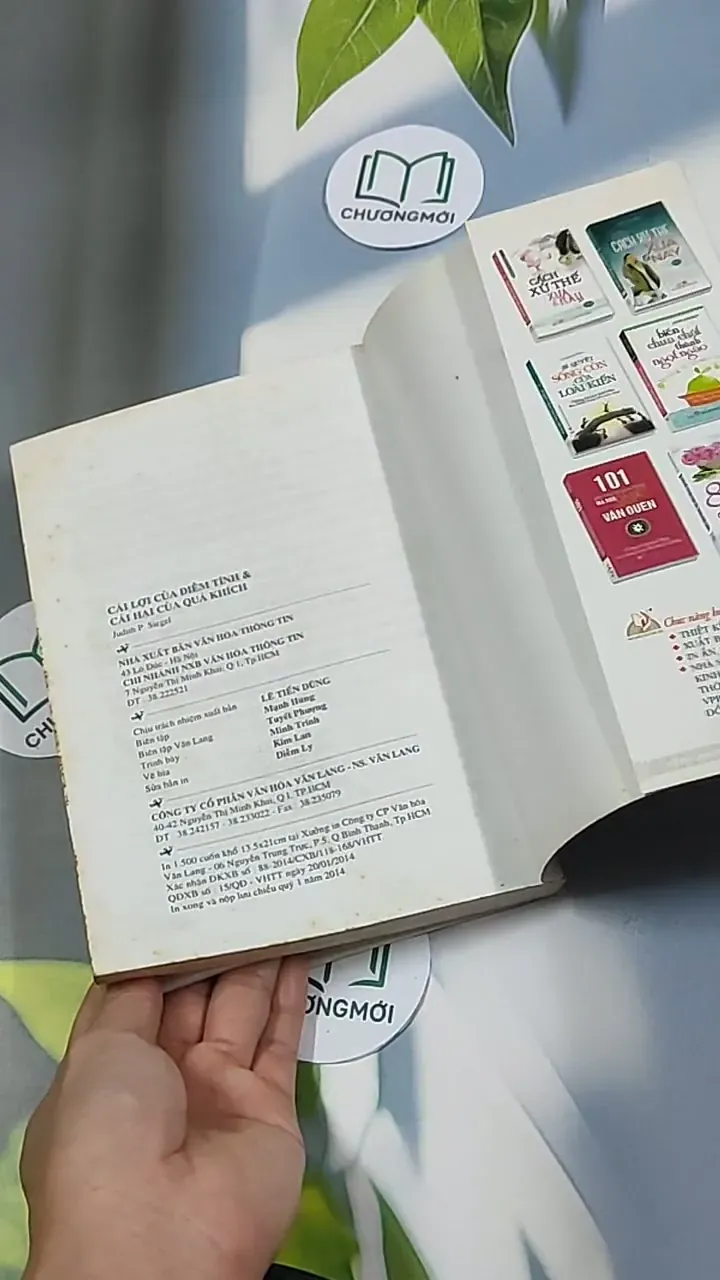 Cái lợi của điềm tĩnh và cái hại của quá khứ - Judith P.Siegel 698567