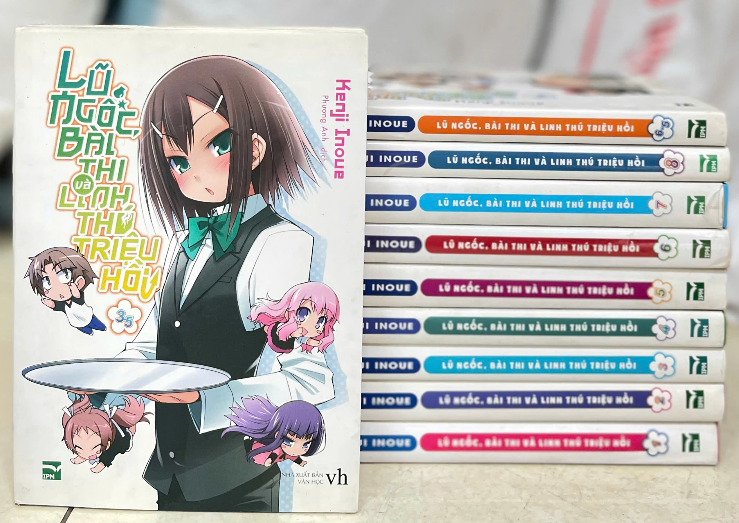 Lũ Ngốc, Bài Thi và Linh Thú Triệu Hồi by  - Sách Book Cover - Ngọc Hiển Books