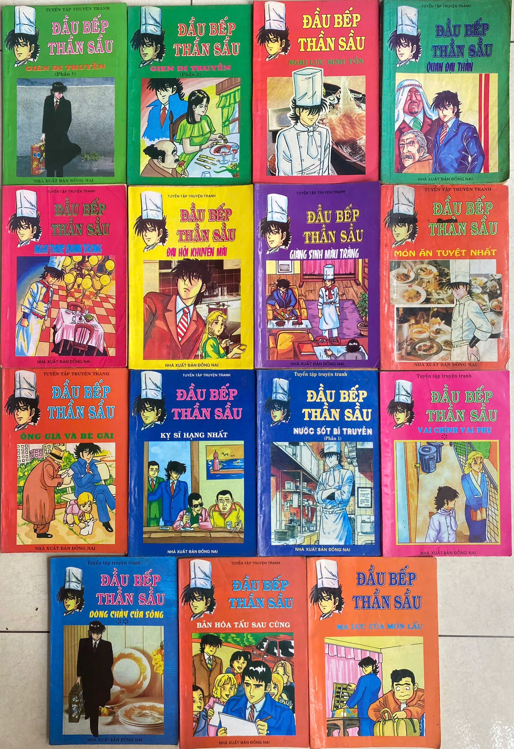 Đấu bếp trứ danh ( 15 tập lẻ như hình) by Roger Faligot - Sách Book Cover - Ngọc Hiển Books