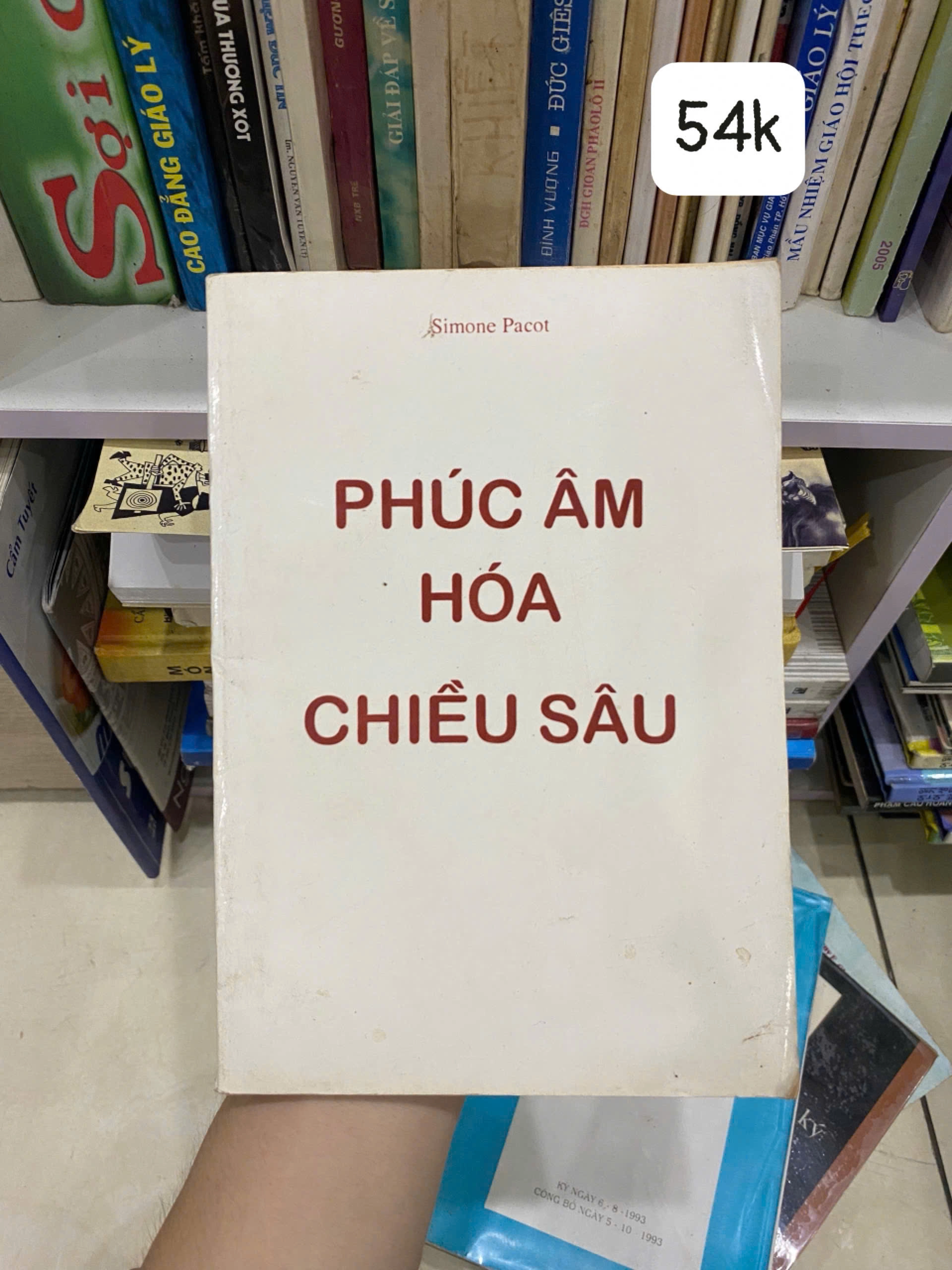Phúc âm hóa chiều sâu by Hoàng Ngọc Hiển - Sách Book Cover - Ngọc Hiển Books