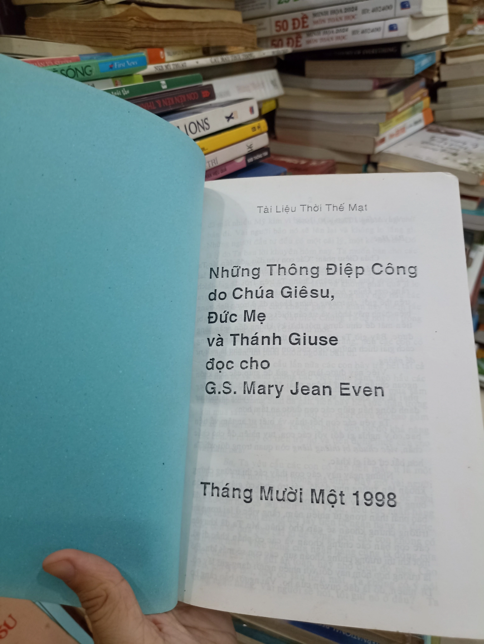 Những Thông Điệp Công Do Chúa Giê - su, Đức Mẹ Và Thánh Giuse 🌻 by  - Sách Book Cover - Ngọc Hiển Books
