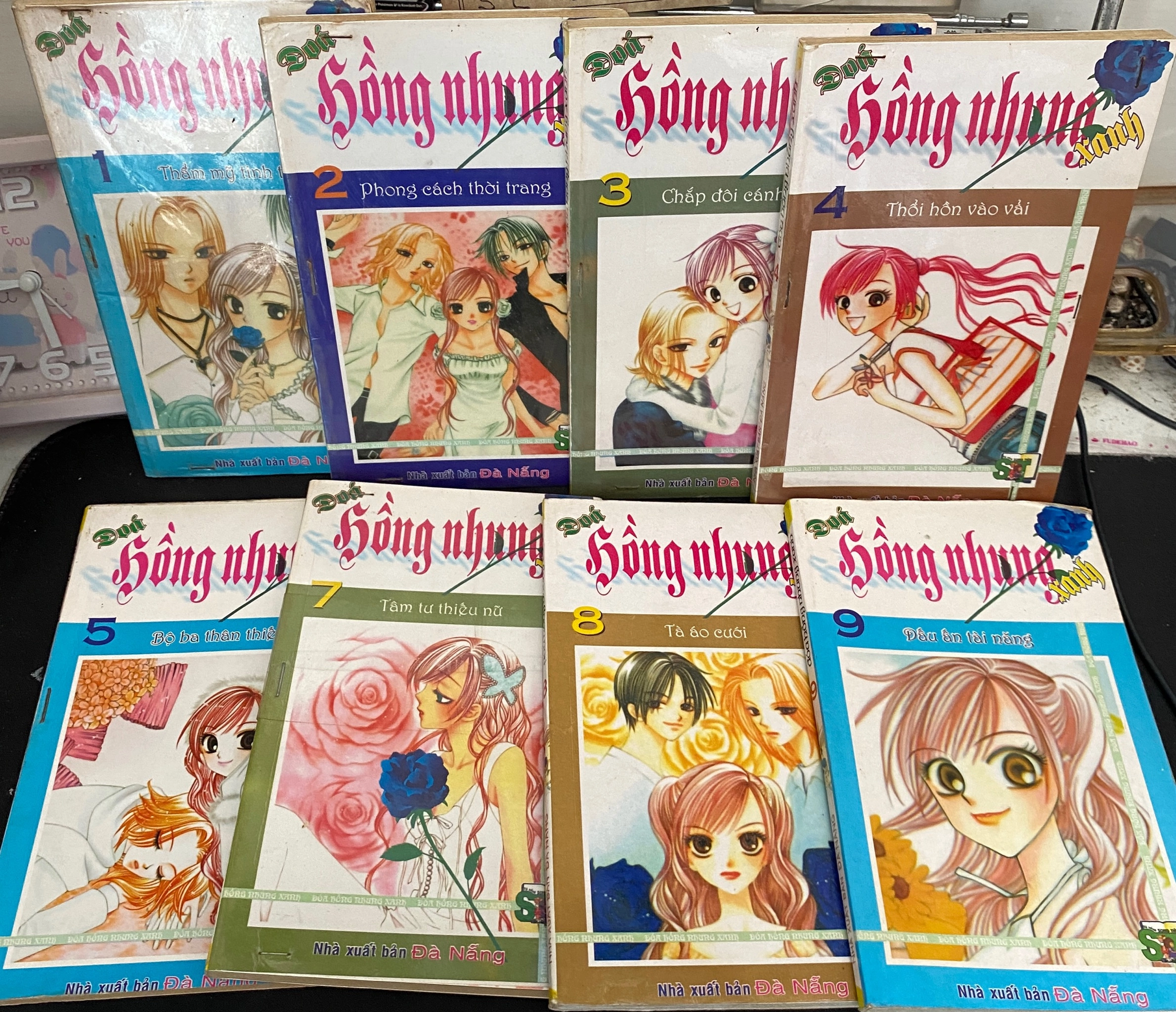 Truyện Đoá Hồng Nhung Xanh (1-9 ) thiếu tập 6 by  - Sách Book Cover - Ngọc Hiển Books