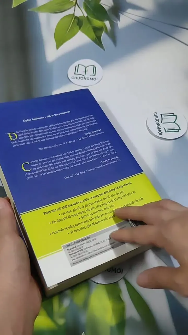 [MIỄN PHÍ BỌC SÁCH] Quản Trị Nhân Sự Đúng - Barbara Mitchell & Cornelia Gamlem 707307