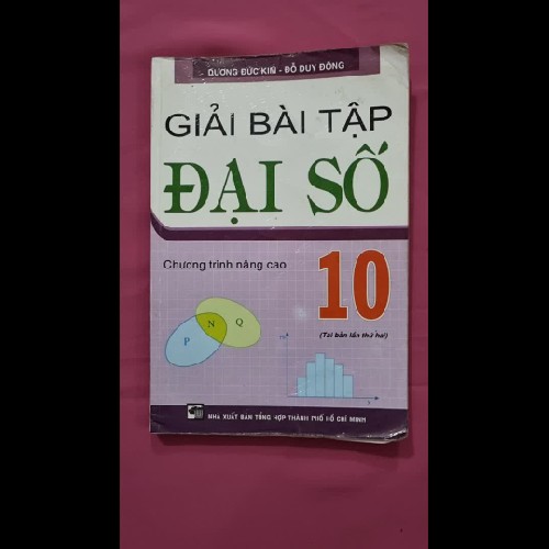 Combo Giải bài tập Đại số 10 và Giải bài tập Hình hoc 10 chương trình nâng cao  4511