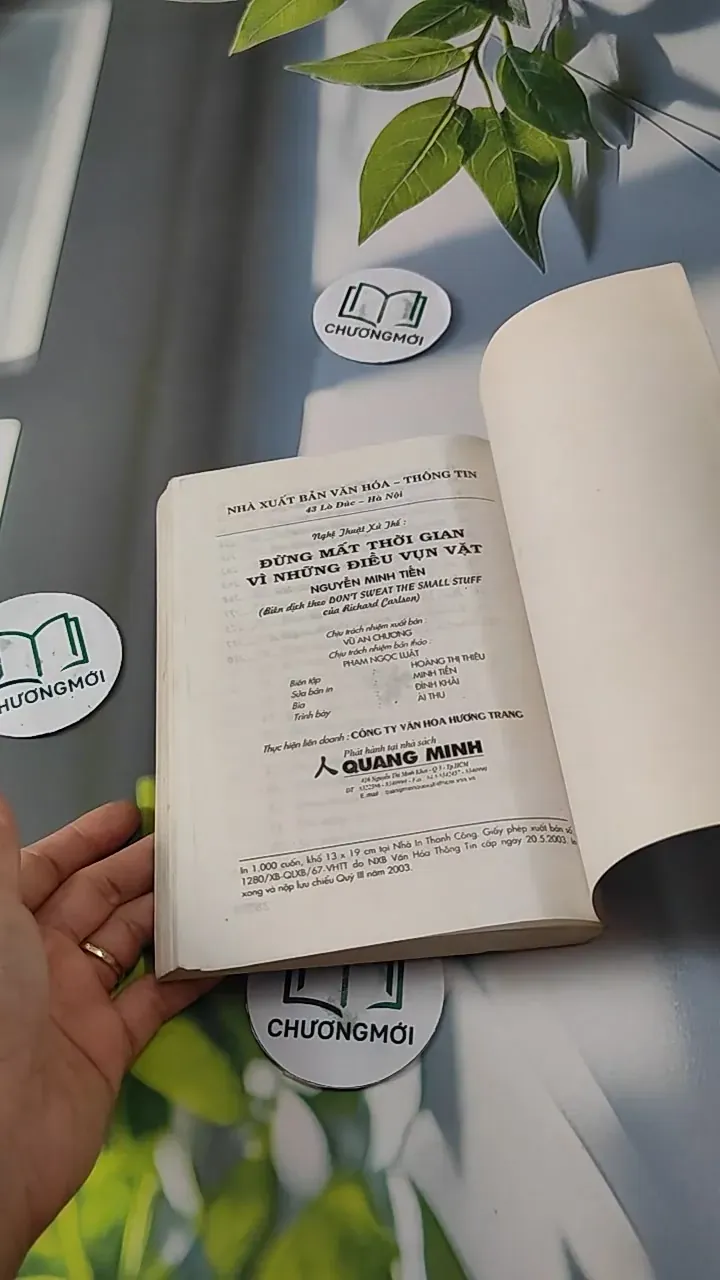 Đừng Mất Thời Gian Vì Những Điều Vụn Vặt - Nguyễn Minh Tiến 727259