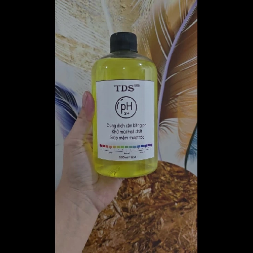 Khử kiềm tóc, giảm nồng độ pH 3+, khử mùi giúp mềm mượt tóc