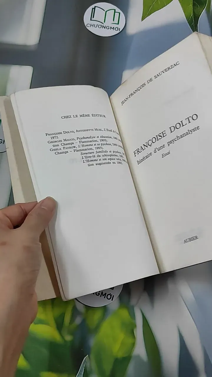 [XƯA] Itinéraire d'une psychanalyste (1993) - Jean-François de Sauverzac 754530