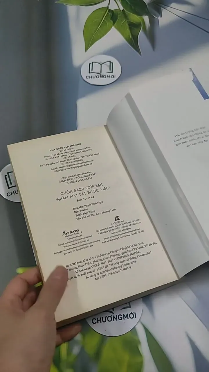 Cuốn Sách Giúp Bạn Nhắm Mắt Bắt Được Việc - Anh Tuan Le 715606