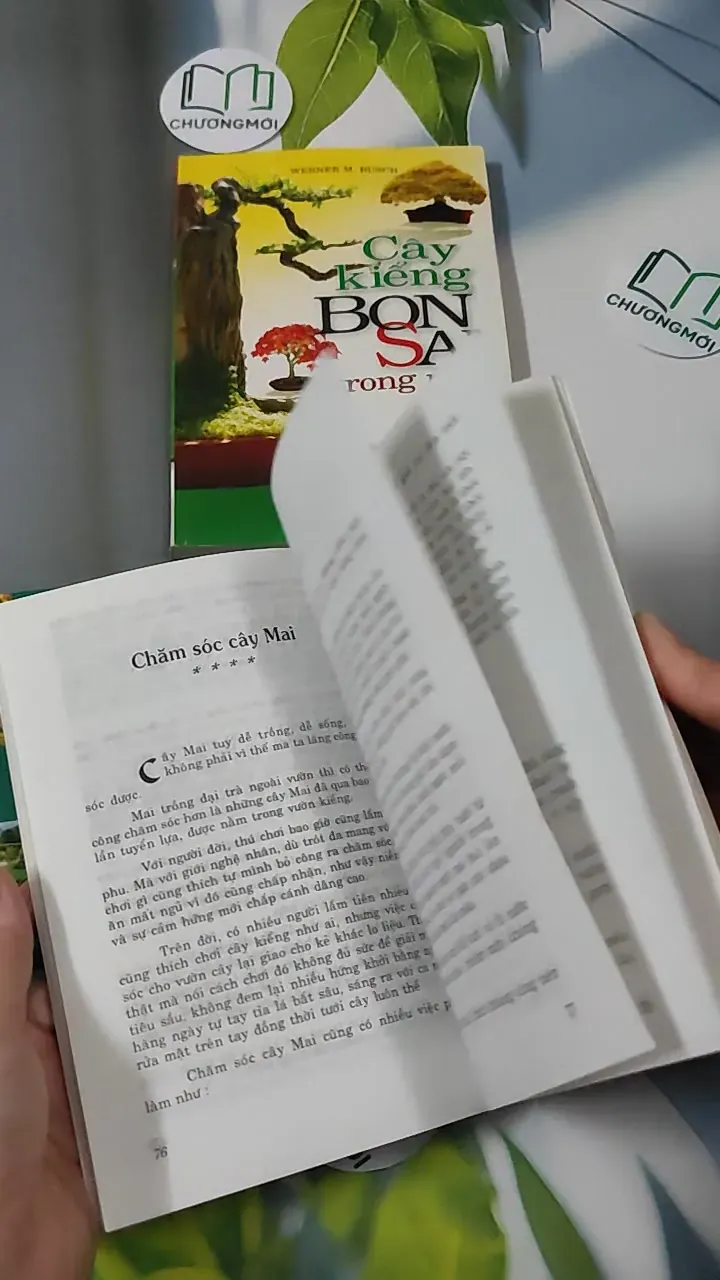 Combo Phương Pháp Trồng Hoa, Cây Kiểng Bonsai - Werner Busch & Phạm Thị Mỹ Hương 780858