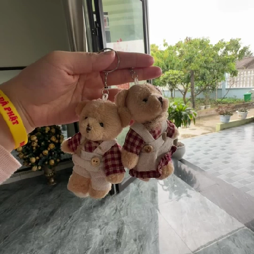 Móc gấu nhồi bông