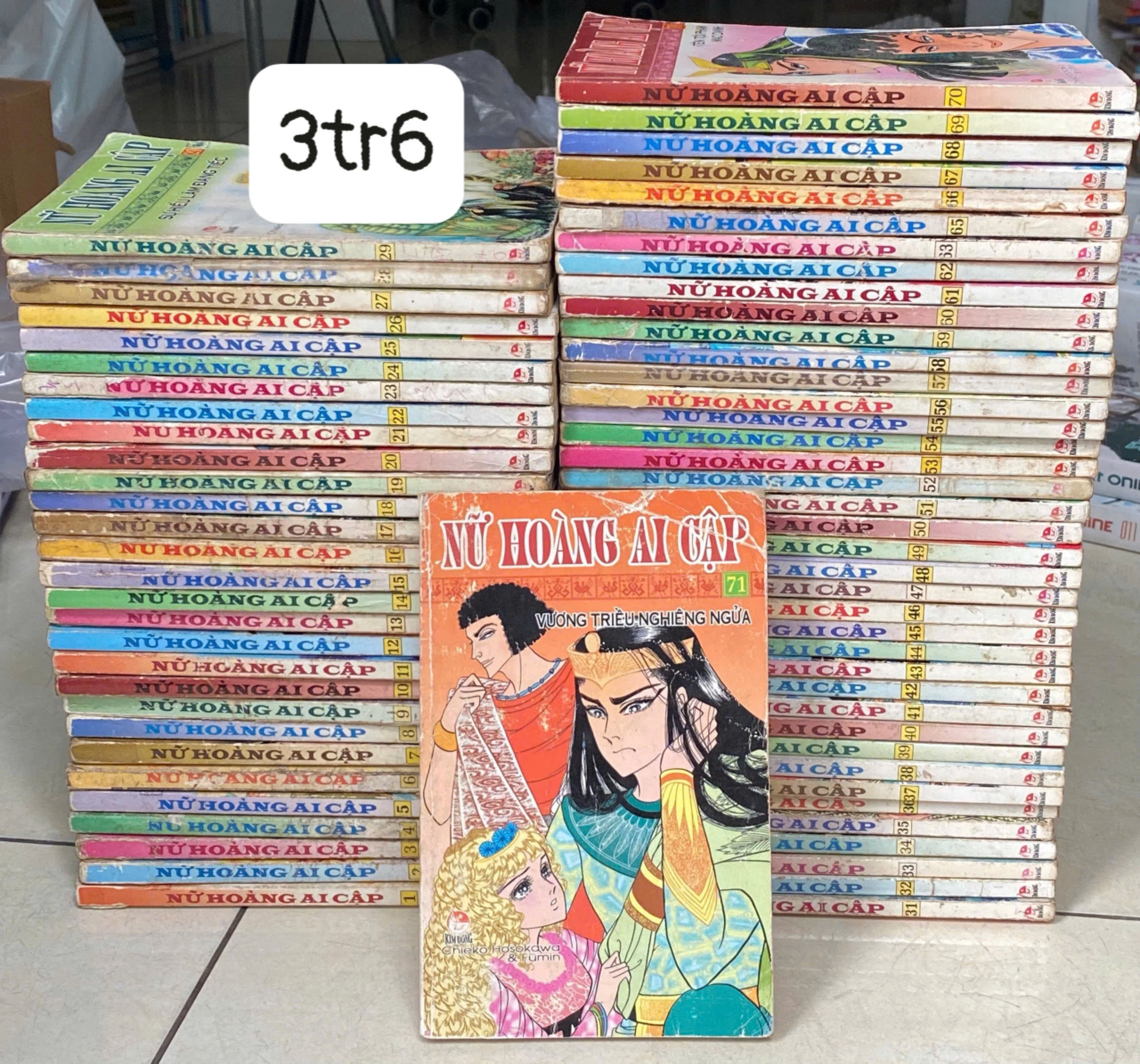 Nữ Hoàng Ai Cập - (Tập 1->71) by Chieko Hosokawa - Sách Book Cover - Ngọc Hiển Books