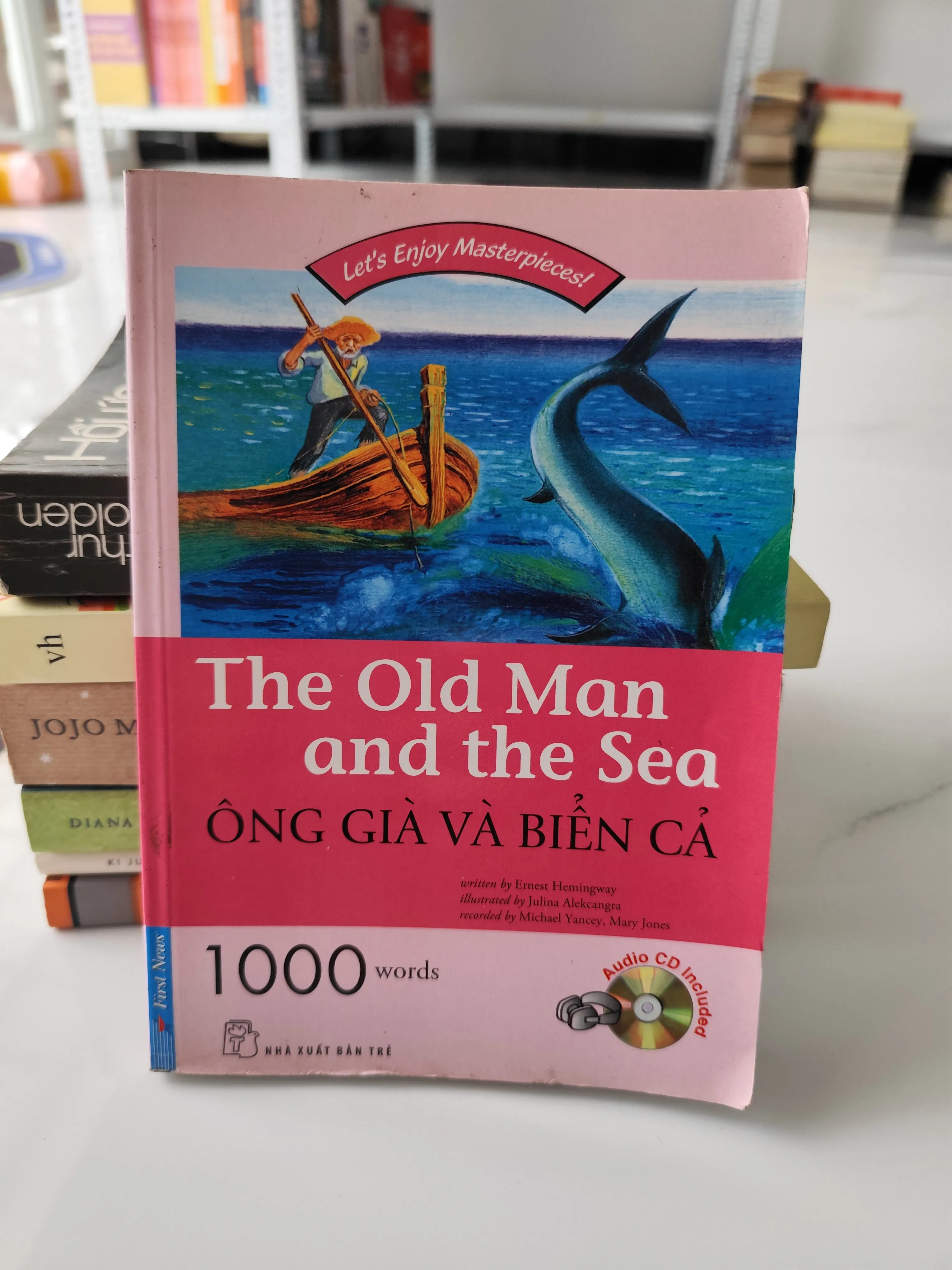 The Old Man and the Sea Ông già và biển cả by  - Sách Book Cover - Ngọc Hiển Books