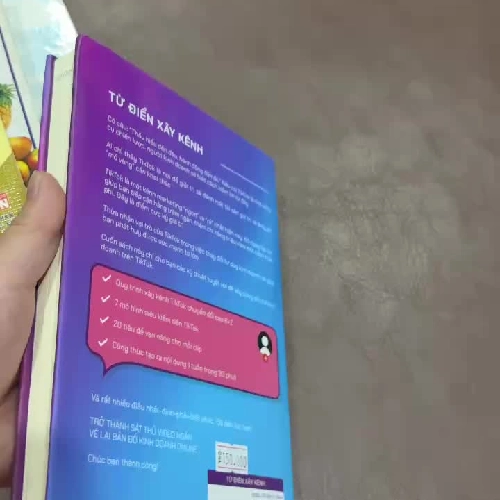 Từ Điển Xây Kênh – Từ Cơ Bản Đến Thành Công – Cấn Mạnh Linh- K3