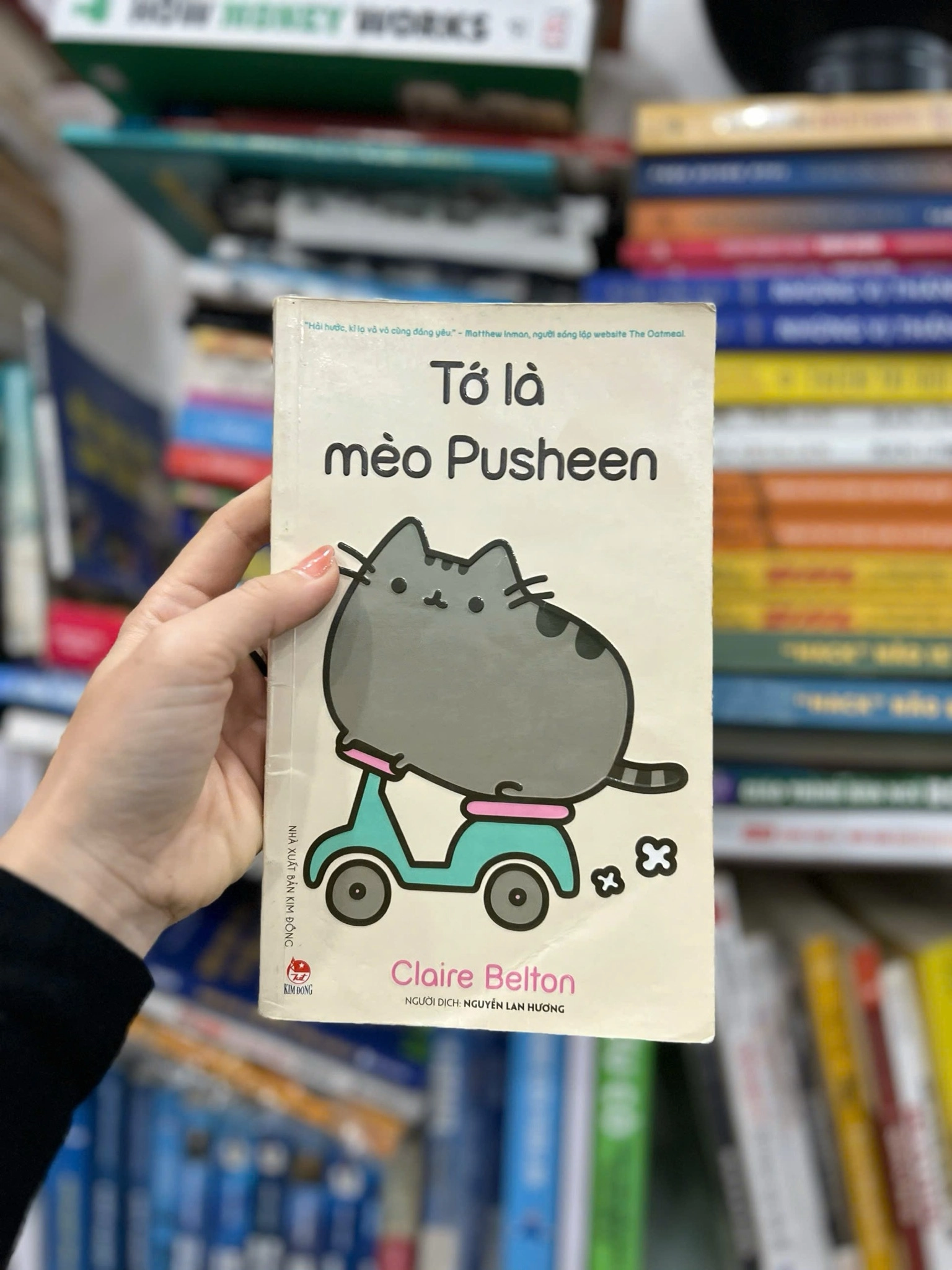 Truyện tranh Tớ là mèo “Pusheen” by  - Sách Book Cover - Ngọc Hiển Books