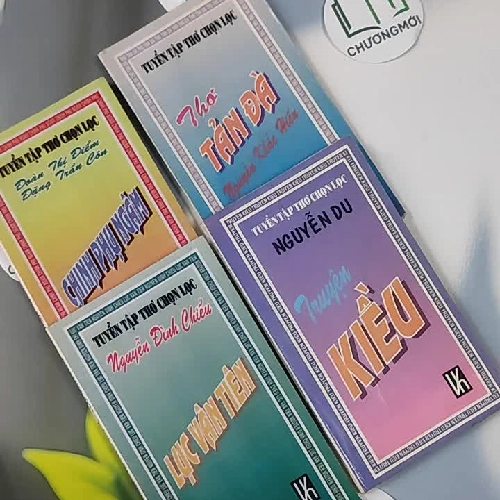 Combo Thơ Truyện Kiều &. Tản Đà & Lục Vân Tiên & Chinh Phụ Ngâm