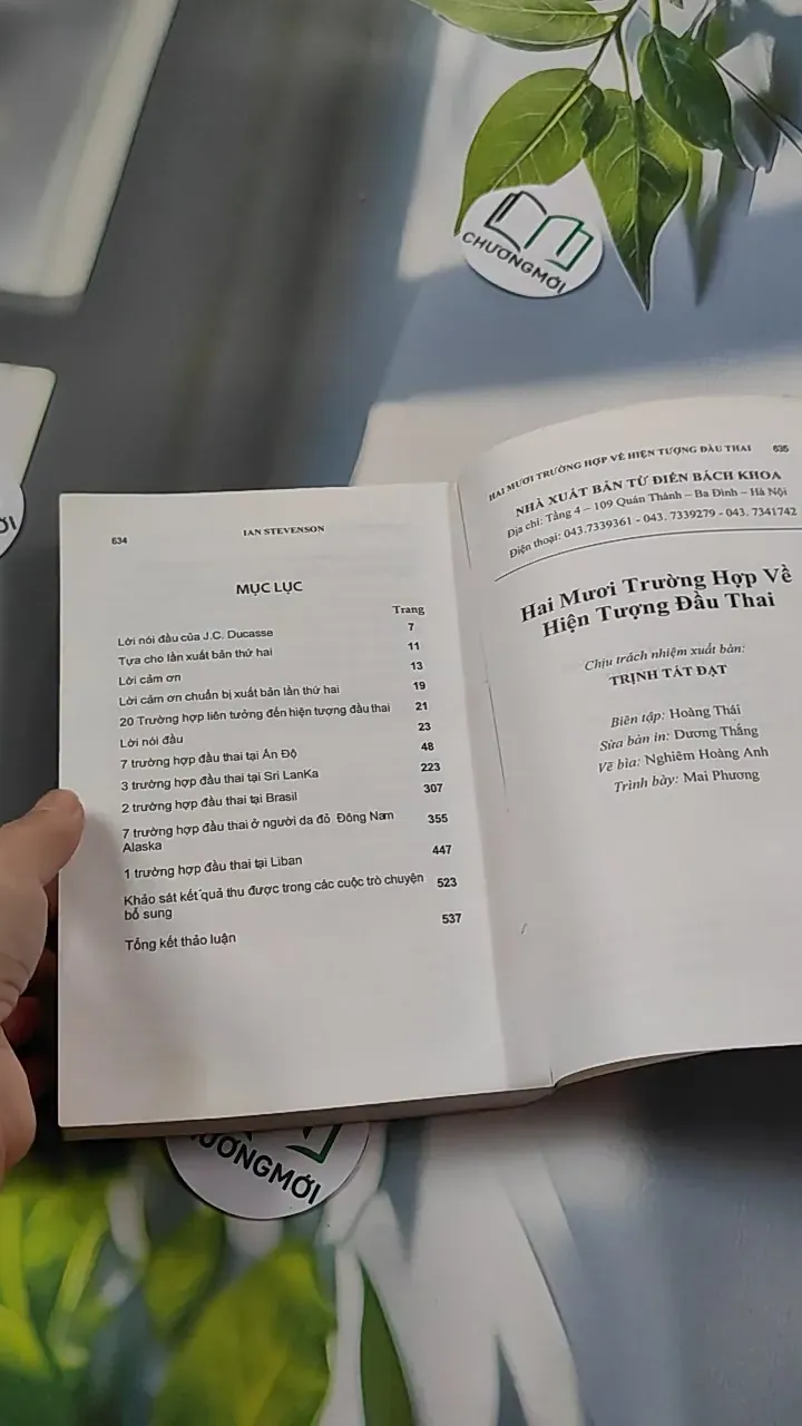 [MIỄN PHÍ BỌC SÁCH] Hiện Tượng Đầu Thai - Ian Stevenson 776111