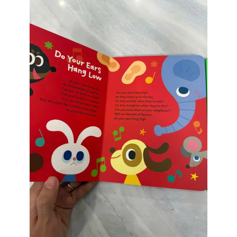 Sách nhạc tiếng anh super simple songs - Head Shoulders Knees & Toes gồm 10 bài hát 969862