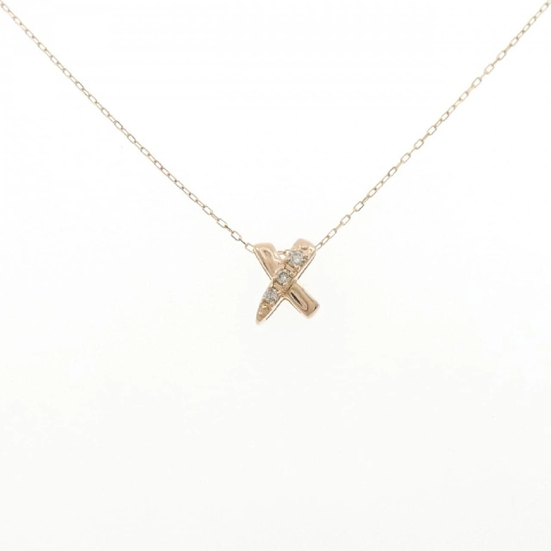 K18PG Dây chuyền kim cương 0.07CT - Hàng hiệu Chính hãng 857265