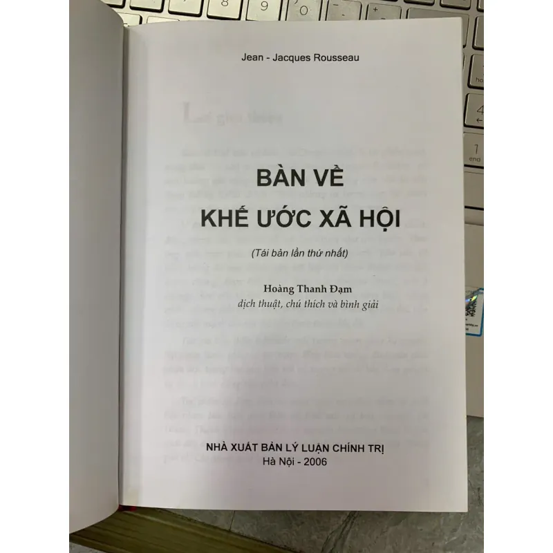 BÀN VỀ KHẾ ƯỚC XÃ HỘI - JEAN - JACQUES ROUSSEAU 572304