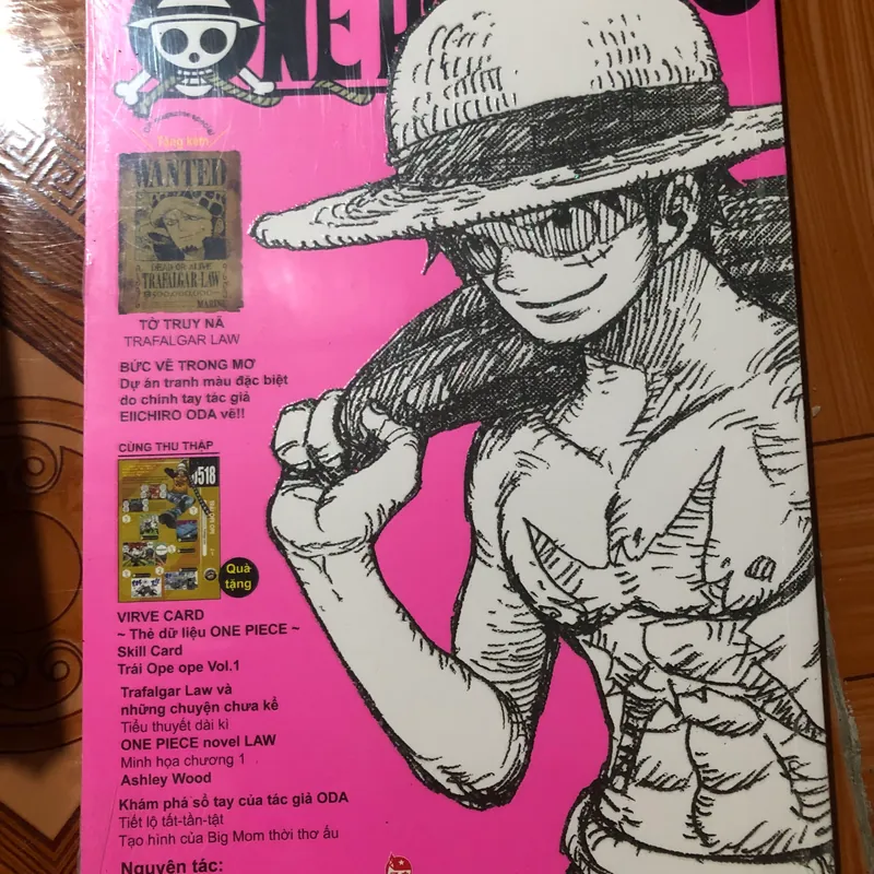 One piece magazine vol 4 ( mới nguyên seal nxb, giá bìa 130k, tặng kèm tơ lệnh truy nã ) 565401