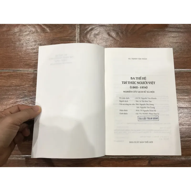 Ba thế hệ trí thức người Việt (1862-1954)  (k3) 971538