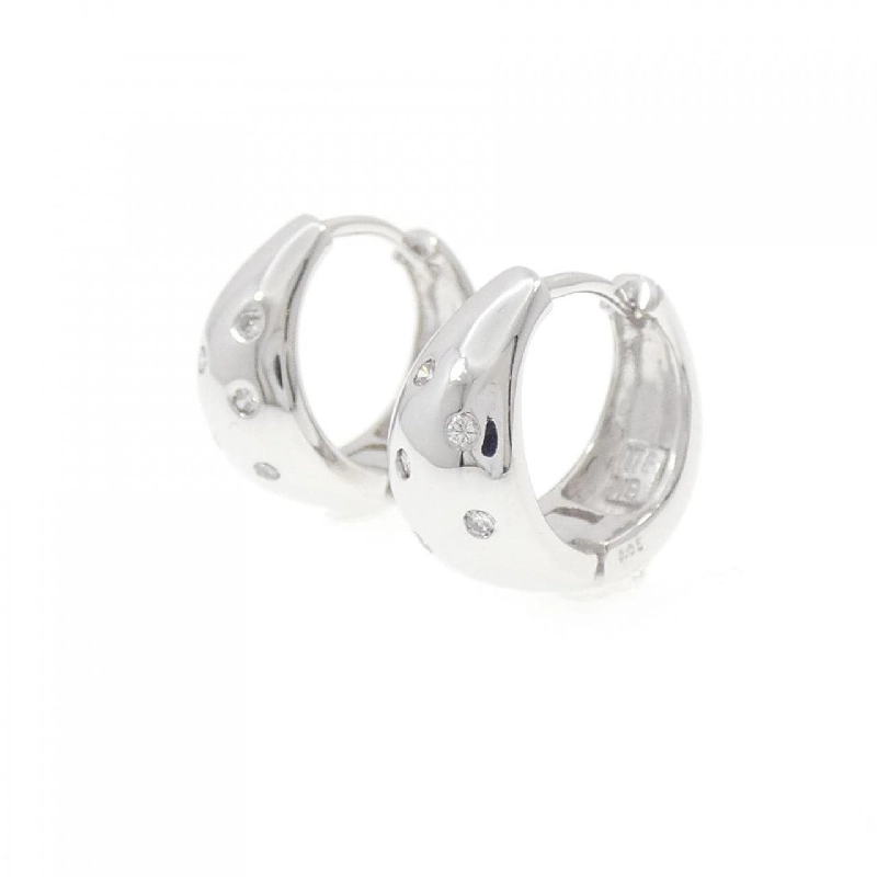 K18WG Bông tai kim cương 0.10CT - Hàng hiệu Chính hãng 869353