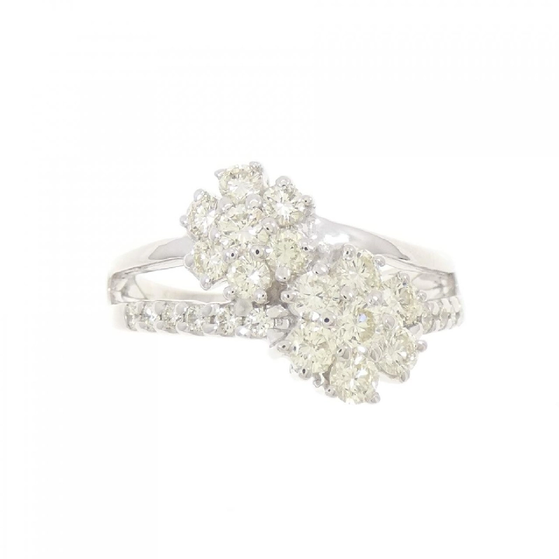 Nhẫn kim cương K18WG hoa 1.04CT 672678