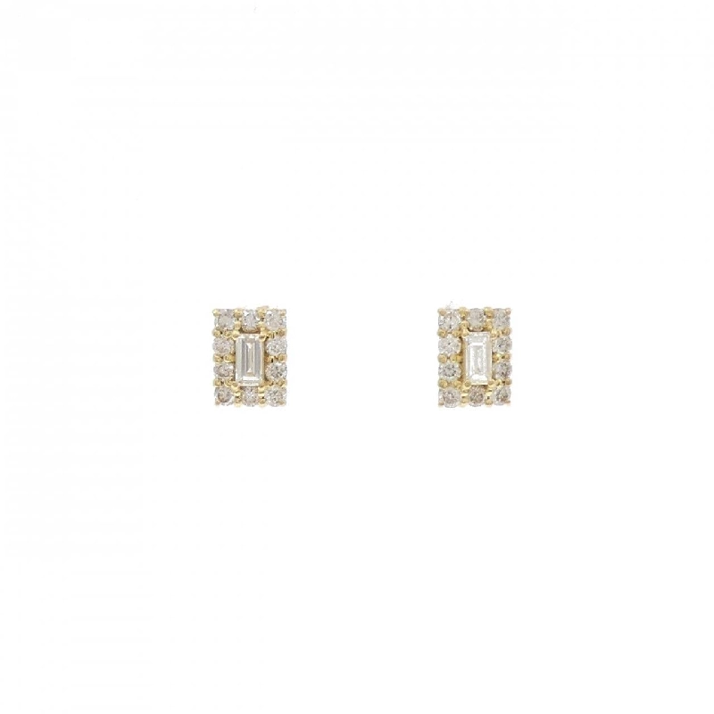 K18YG Bông tai kim cương 0.40CT - Hàng hiệu Chính hãng 871438