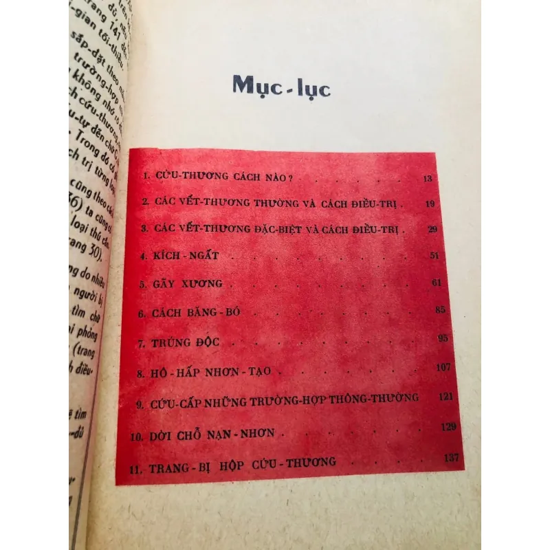 📕 PHƯƠNG PHÁP CỨU THƯƠNG 1968 760472