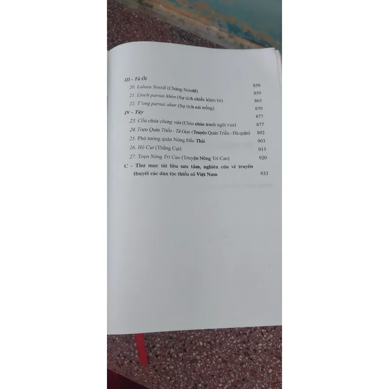 Tổng tập văn học dân gian các dân tộc thiểu số (tập 16)
 1021788