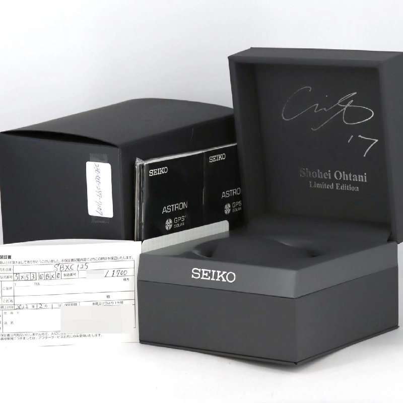 Đồng hồ GPS Seiko Astron sóng điện từ - Shohei Ohtani LIMITED 5X53-0BX0/SBXC125 TI Solar Quartz - Hàng hiệu Chính hãng 880920