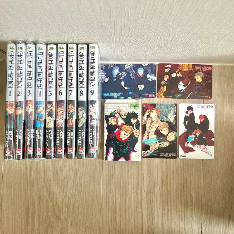 Truyện tranh Chú Thuật Hồi Chiến JJK 9 quyển clst 723200