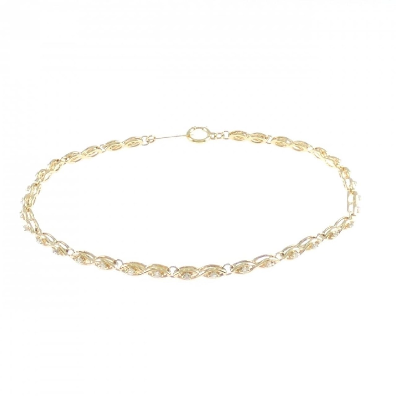 K18YG Vòng tay kim cương - Hàng hiệu Chính hãng 869933