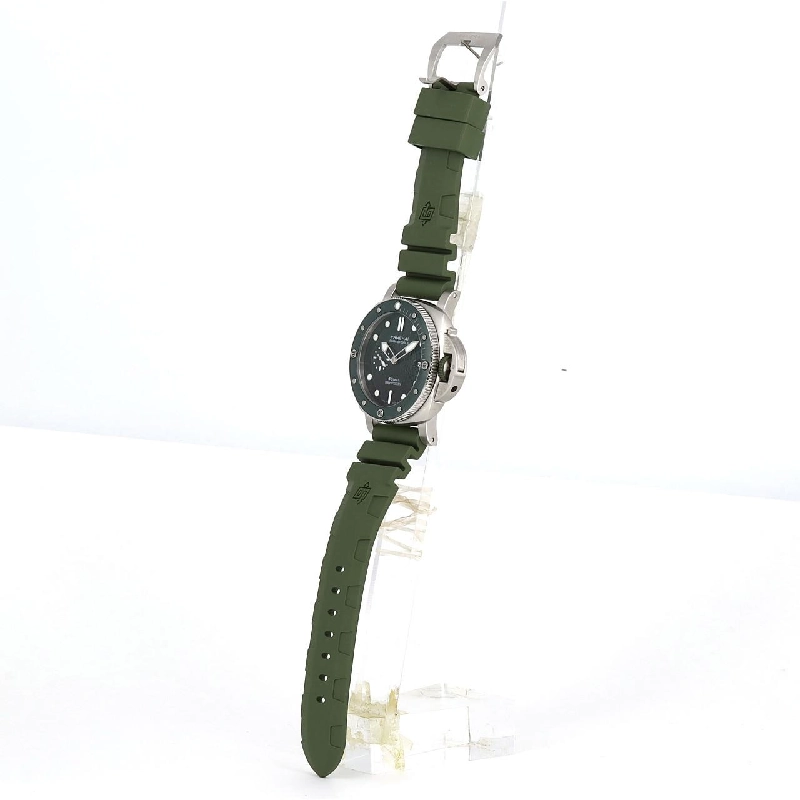 Panerai Submersible Quarantaquattro eSteel Verde Zemerald PAM01287 SS Automatic - Hàng hiệu Chính hãng 882054