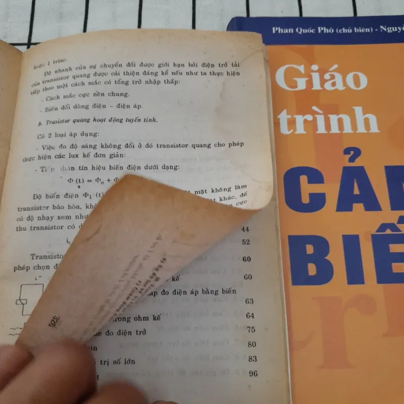 2 Giáo trình Kỹ Thuật ĐO & CẢM BIẾN. Chủ biên Nguyễn Ngọc Tân & Phan Quốc Phô 590190